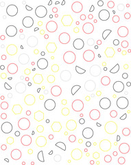 Beautiful and elegant geometric shapes pattern design.