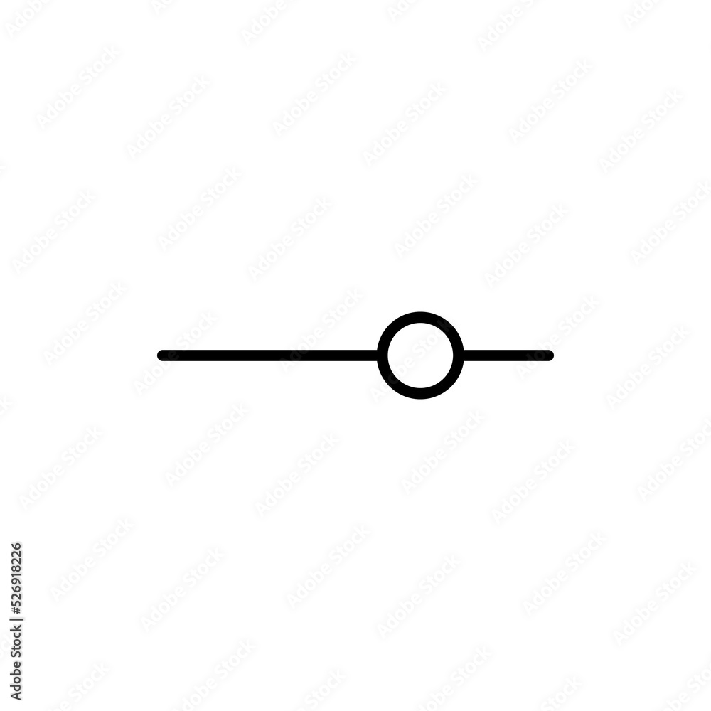 Poster slider icon design. simple multimedia player for ui ux element or application design. music or video