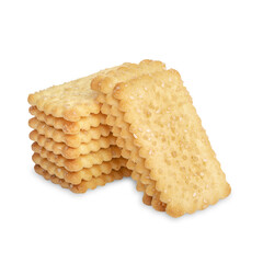  Biscuits isolated on transparent background. (.PNG)
