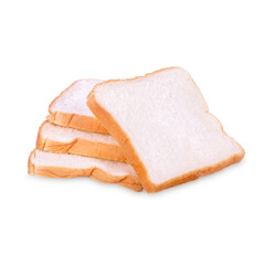 Sliced bread isolated on transparent background. (.PNG)