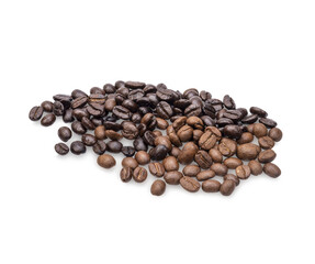 Coffee beans Isolated on transparent background. (.PNG)