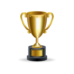 Fototapeta premium gold trophy cup