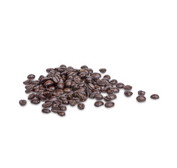 Coffee beans Isolated on transparent background. (.PNG)