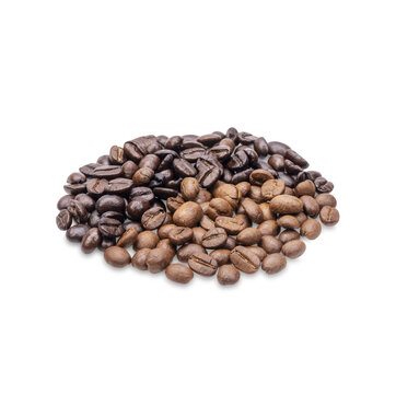 Coffee beans. Isolated on transparent background. (.PNG)