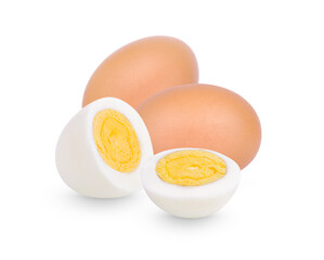 Chicken Egg ,boiled egg isolated on transparent background. (.PNG)