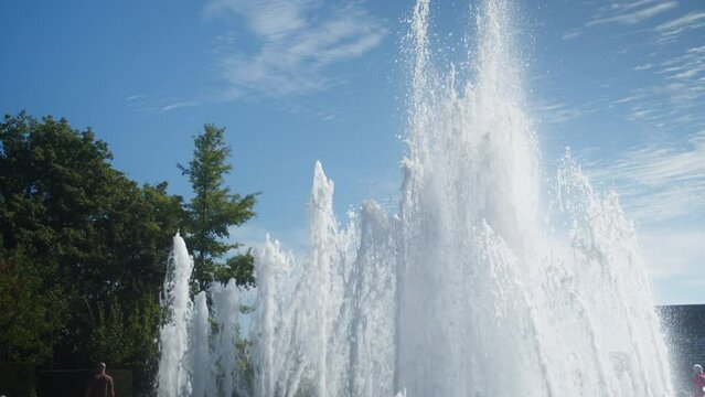 Fountain near Amalienborg Copenhagen, Denmark
