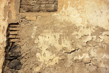 old shriveled wall beautiful background