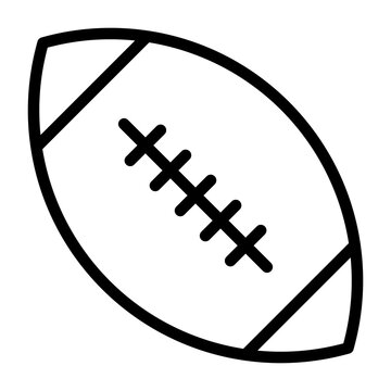 American football ball icon