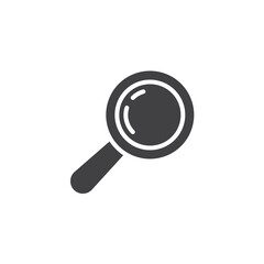 Magnifying glass vector icon