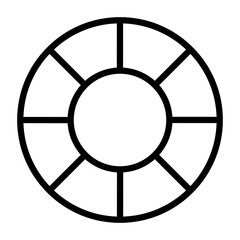 Naklejka premium Lifebuoy icon.