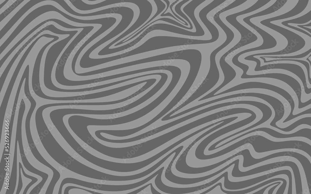Poster abstract background with hypnotic wavy lines pattern