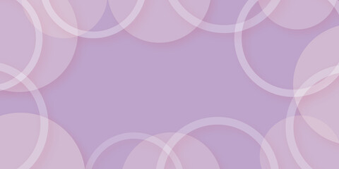Abstract blurred purple background with pastel circle and light. Long purple wall. Graphic design for cover, banner, card, brochures and website. copy space for text. illustration design style.