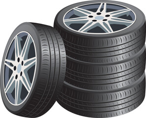 タイヤ　ホイール セット © Ide Satoshi