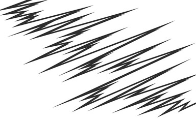 Obraz premium Simple background with spike line pattern