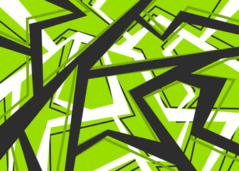 Abstract background with irregular geometric lines pattern