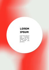 Vector Gradient Colorful Cover. Holographic Abstract Background Poster Design Template.