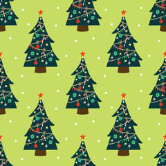 cute christmas items seamless pattern design for wrapping paper