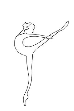 ballet dancer illustration