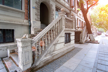 Ancient architectural remains of Italian style area in Tianjin