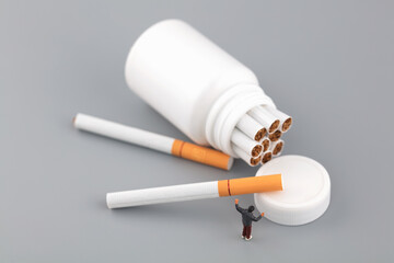 Miniature creative drug quit smoking