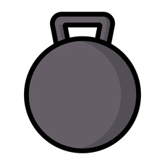 Kettlebell gym icon