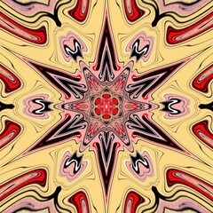Mandala psychedelic abstract