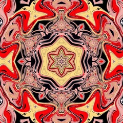 Mandala psychedelic abstract