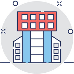 Warehouse Vector Icon