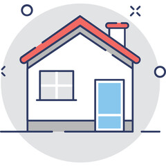 Villa Vector Icon