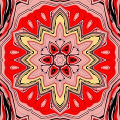 Mandala psychedelic abstract