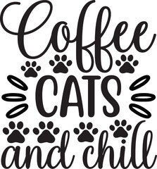 Cat svg design cut files