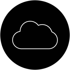 Cloud Isolated Vector icon which can easily modify or edit

