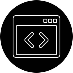 html coding Isolated Vector icon which can easily modify or edit

