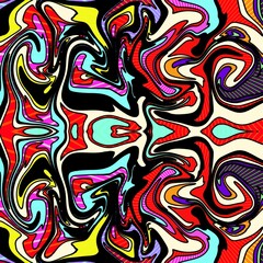 Mandala psychedelic abstract