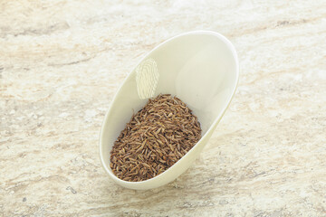 Zira seeds in the bowl