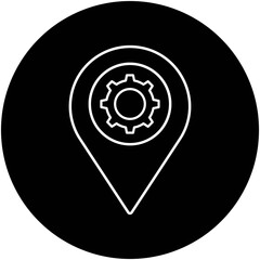 setting location Isolated Vector icon which can easily modify or edit

