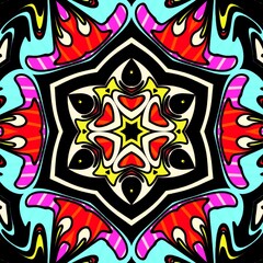Mandala psychedelic abstract