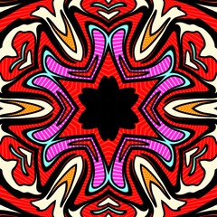 Mandala psychedelic abstract