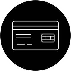 ATM Card Isolated Vector icon which can easily modify or edit

