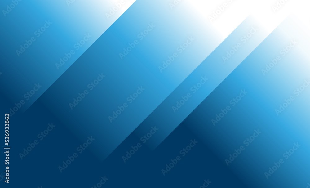 Poster Abstract linear blue gradient background banner template.
