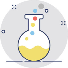 Conical Flask Vector Icon