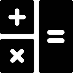 Math Symbols Vector Icon