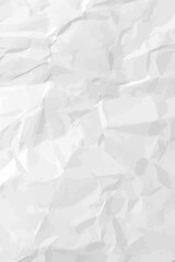 White сlean crumpled paper