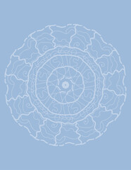 ornamental circle illustration of a background