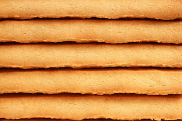 Sweet puff pastry close-up.