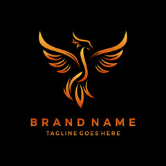 Luxury phoenix design vector illustration 