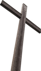 Wooden Cross isolated