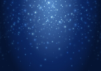 キラキラの玉ボケのベクターイラスト背景(雪,降雪,冬)