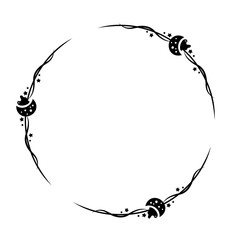 halloween circle frame
