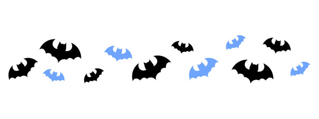 halloween bats pattern element
